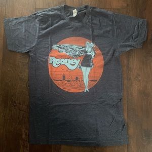 Rooney Concert T-Shirt MEDIUM Rock Band Schwartzman 65/35 Blend